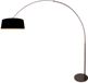 Steinhauer Luma-Dark 4770CA Zwart Métal/Textile Lampadaire