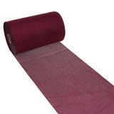 Deco AS Shabby Chic tafelloper in linnenlook, polyester, geurloos, bordeaux, 20 cm x 5 m