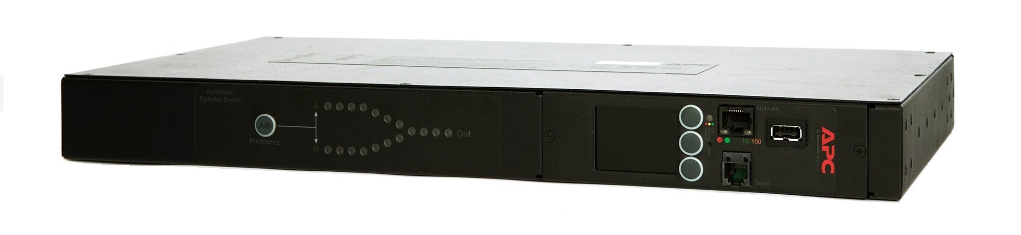 APC AP4423 Automatic Transfer Switch - 8x C13 + 1x C19 - 3680W - Rack mountable