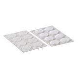 VELCRO® VEL-EC60227 Klittenband punten Om vast te plakken Haak- en lusdeel (Ø) 16 mm Wit 16 paar