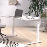 Germania Bureautafel Hermoso | 120 x 80 x 91 cm | Grijs-wit