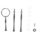 Rayher Metalen taartstandaard montage, 3 Tier Cake Stand Houder, Zilveren Staaf voor DIY Cupcake Stand Display, 19 x 8 x 1,6 cm, zilver, 34237000