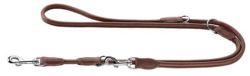 HUNTER Round & Soft verstelbare hondenriem - Bruin