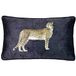 Paoletti Cheetah Boskussen, Navy, 30 x 50cm