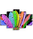 Homemania Wandafbeelding, motief "Le Monde la Color-5", natuur-per woonkamer, meerkleurig, 95 x 0,3 x 60 cm, HM205MDF026, MDF