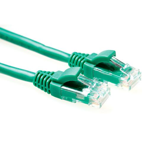 ACT U/UTP CAT5E Patchkabel Component Level Groen - 3 meter