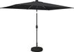 vidaXL Tuinhaard met LED-verlichting en basis 2 x 3 m Polyester
