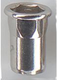 Masterfix Blindklinkmoer M8x17,5mm - RVS (A2) - cilinderkop (Per 250 stuks)