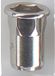 Masterfix Blindklinkmoer M8x17,5mm - RVS (A2) - cilinderkop (Per 250 stuks)