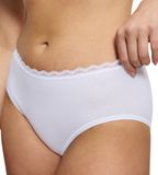Triumph Feel Of Cotton Midi slip 10224959-0003 WHITE-38