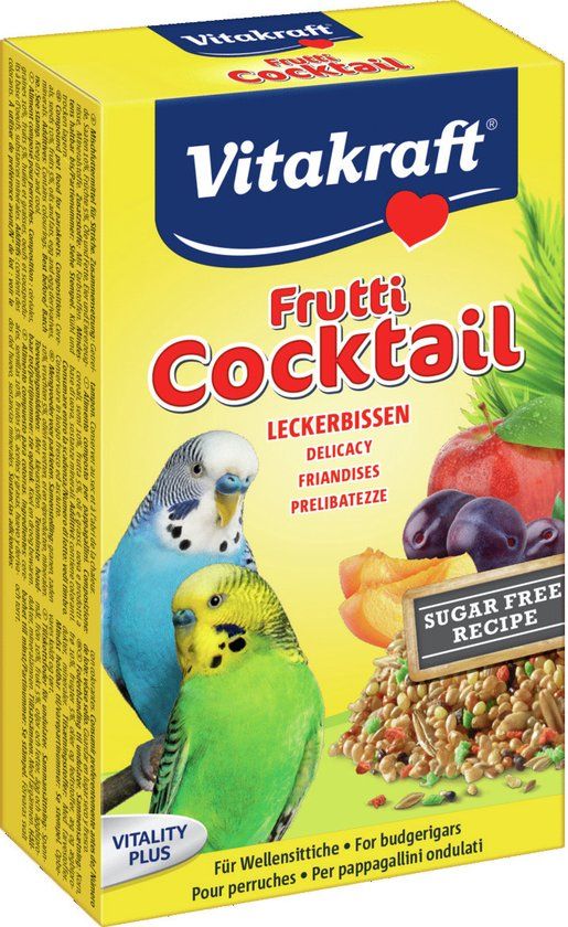 Vitakraft Parkiet Fruitcocktail - 200 Gr - Vogelsnack