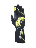 Alpinestars Gants Tech-1 KX V4 Gris Anthracite Noir Jaune Fluo, Taille : M