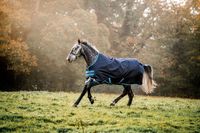Horseware Amigo Bravo 1200D 50gr Couverture de pluie Bleu foncé-turquoise - 155