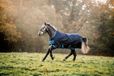 Horseware Amigo Bravo 1200D 50gr Couverture de pluie Bleu foncé-turquoise - 155