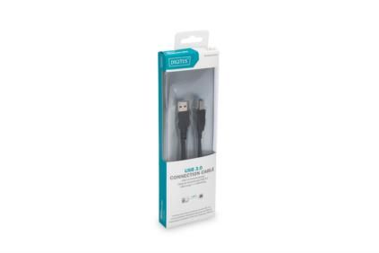 Digitus USB 2.0 A naar B Kabel - 1.8m - Zwart