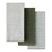 KitchenAid® Evergreen Design Series Set van 3 theedoeken, extra groot, gestructureerd, zwaar, absorberend, 100% katoen, dubbel gebruik, donkerbosgroen, 45,7 x 71,1 cm