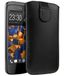 mumbi Echt lederen etui voor HTC Desire 500 met Pull Tab voor verwijdering