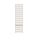Apple Leather Link Bandje - Chalk - Wit Leer - 44mm/45mm/46mm