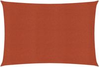 vidaXL Zonnezeil 160 g/m² 2,5x4 m HDPE Terracotta