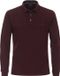 Casa Moda Polo LS Bordeaux Rood - Maat M - Heren - Longsleeve polo