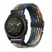 By Qubix Qubix Braided Nylon Band met Parachute Sluiting - 20mm Quickfit - Multicolor Dark - Geschikt voor Garmin Fenix 9 / 9 Pro (43mm)