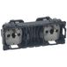 Legrand 067124 dubbel stopcontact, voorbedraad, standaard, 2P+T