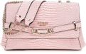 GUESS Silvye Convertible Xbody Flap Bag Pivoine Rose