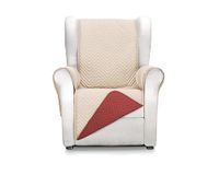 Martina Home Bankhoes Milano 1-zits, beige/rood