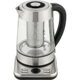 HOMCOM Bouilloire électrique, 1,7 L Ébullition rapide 3 kW Bouilloire à eau avec thermostat Strix UK, infuseur à thé, fonction maintien au chaud