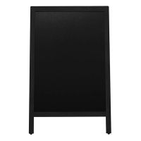 Europel ECO krijtstoepbord zwart 66 x 104 cm