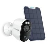 Reolink Argus 3 Ultra + Zonnepaneel 4K 2.4/5GHZ Draadloze Beveiligingscamera voor Buiten