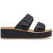 Crocs Dames Brooklyn gesp matte wrap lage wig sandaal, zwart/cashew, 3 UK, Zwarte Cashew, 34/35 EU