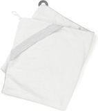 Doomoo - Dry'n Play White- Maxi Badcape met bijtring - 90x100 cm - Bio katoen