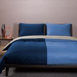 Atlantic Caleffi Atlantic 58917 Caleffi beddengoed katoen voor tweepersoonsbed, blauw