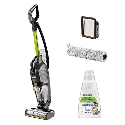 BISSELL CrossWave HydroSteam PET - Multi-Surface Wet Dry Vacuum - Corded - For Pets - Includes Cleaning Solution - 76dB - 3517N