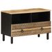 VidaXL TV meubel & entertainment center - Zwart, Metaal, Hout - 335 mm x 460 mm