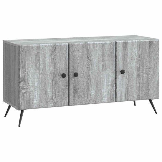 vidaXL TV-kast Grijs sonoma 99 x 34,5 x 50 cm Bewerkt hout