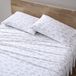 Eddie Bauer - Twin Lakens, Katoen Percal Beddengoed Set, 3 stuks, Crisp & Cool Home Decor (Smokey Bear Camp Grey, Twin)