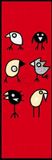 Your Decoration B.V. Kunstdruk Birdman Hans Lan - Happy together 35x100cm