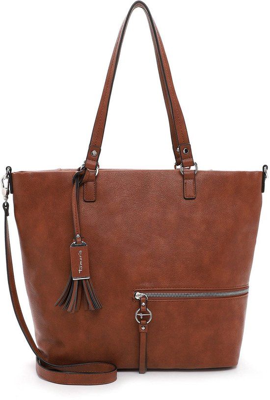 Tamaris Nele Shopper Cognac Bruine Schoudertas Dames