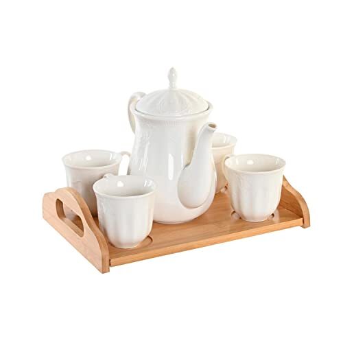 DKD Home Decor Set koffiekopjes, standaard