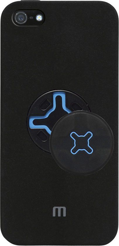 Mobilis Back Cover for Apple iPhone 5/5S/SE - Black