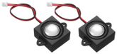 Mini haut-parleur - 3 W - 4 ohm - Pour téléviseur LCD et moniteur - 2 pièces