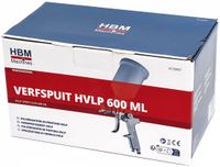 Merkloos / Sans marque HBM HVLP Verfspuit 600 ml Aluminium Wit