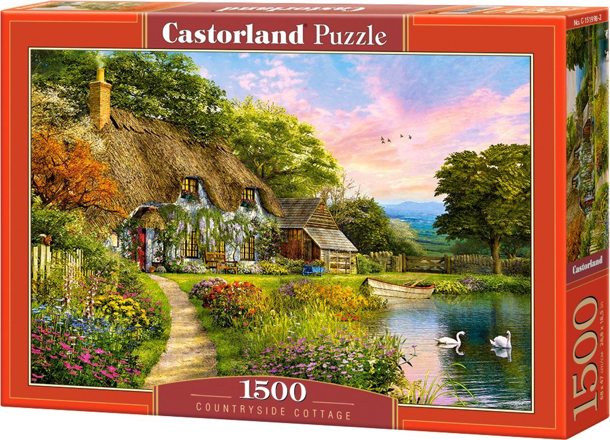 Castorland Countryside Cottage - 1500pcs - Puzzel