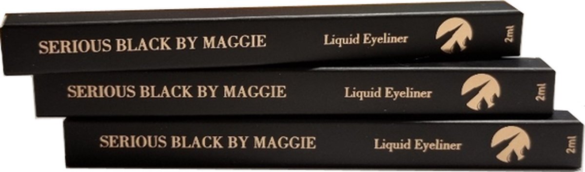 Lashsmash Lashsmash: Serious Black by Maggie, Liquid eyeliner. Diep mat zwart