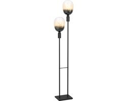 EGLO Valdemoro Vloerlamp - E27 - 110,5 cm - Zwart - Staal