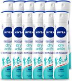 Nivea Dry Active Anti-Transpirant Spray - 150 ml - Voordeelverpakking - 12 stuks