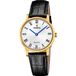 Festina F20017/4 Dames Polshorloge Zwart Leer Wit Saffierglas 5 ATM