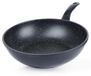 StarTech Granieten wokpan - Wokpan - 30 cm - Aluminiumlegering - Anti-aanbaklaag - Geschikt voor gas- en inductiekookplaten - Zonder deksel - Zwart